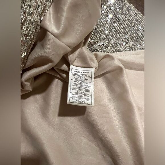 BB Dakota Steve Madden silver sequin duster size XS NWT - Picture 10 of 12